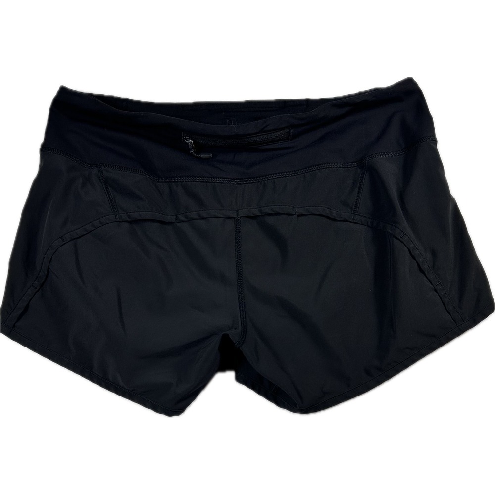 Lululemon Speed Up Low-Rise Lined Short 2.5 Black Size 6 LW7ASPS